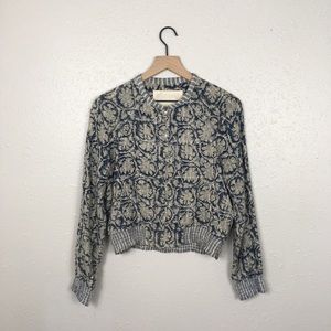 Ralph Lauren floral paisley print bomber jacket